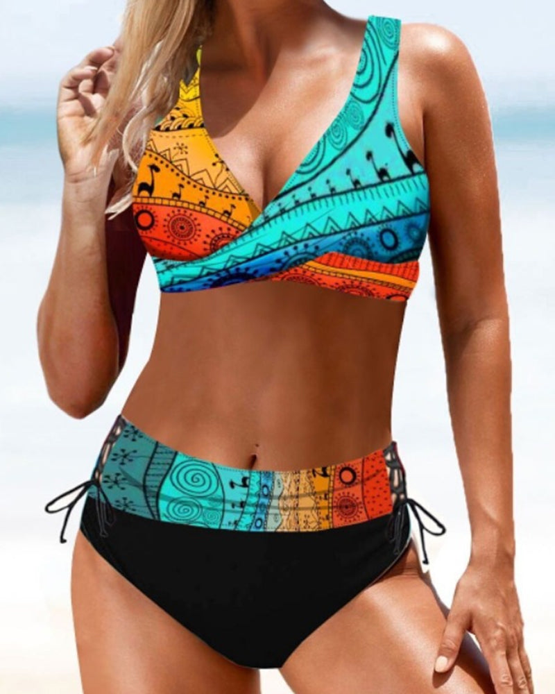 Colourful Bikini Swimsuit