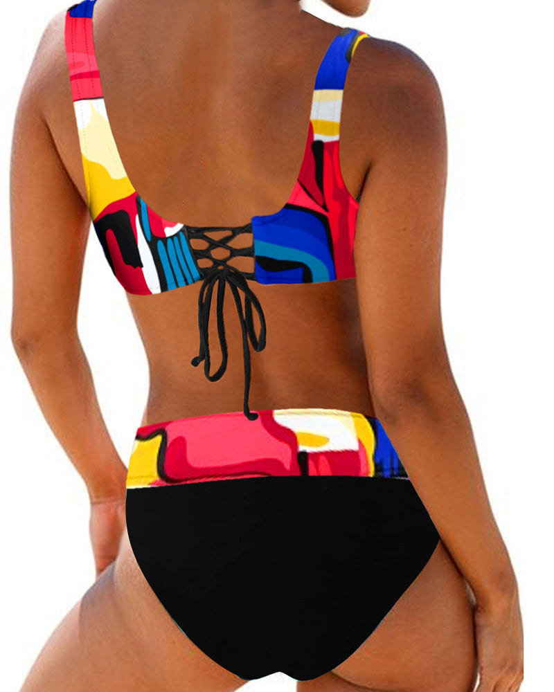 Colourful Bikini Swimsuit