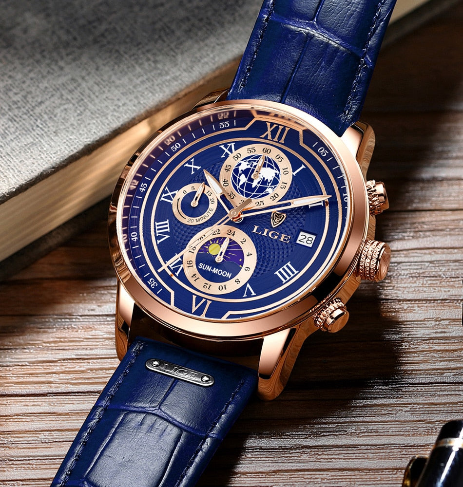 Leonardo | Premium Band Chronograph Watch