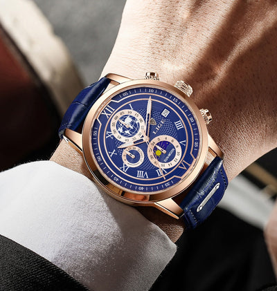 Leonardo | Premium Band Chronograph Watch