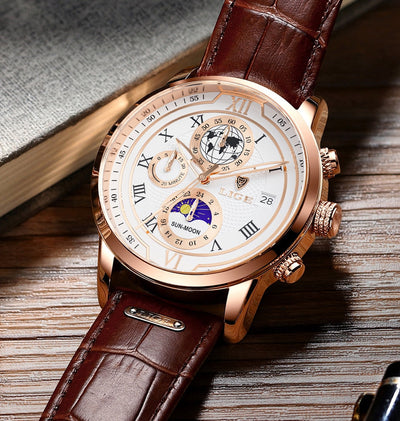 Leonardo | Premium Band Chronograph Watch