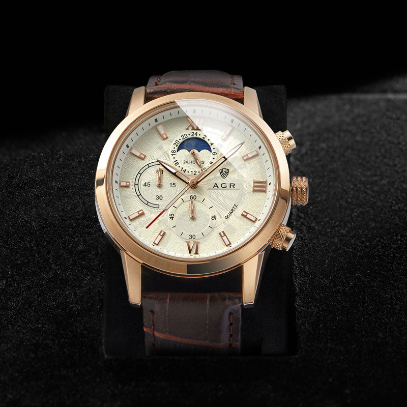 Tommaso | Luxury Leather Quartz Watch