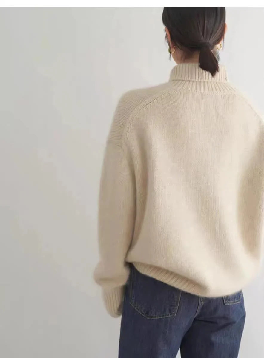 LENA™ | CASHMERE TURTLENECK JUMPER