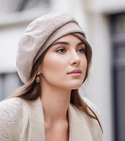 Classic Parisian beret for women