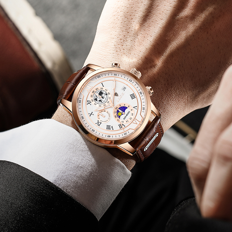 Leonardo | Premium Band Chronograph Watch