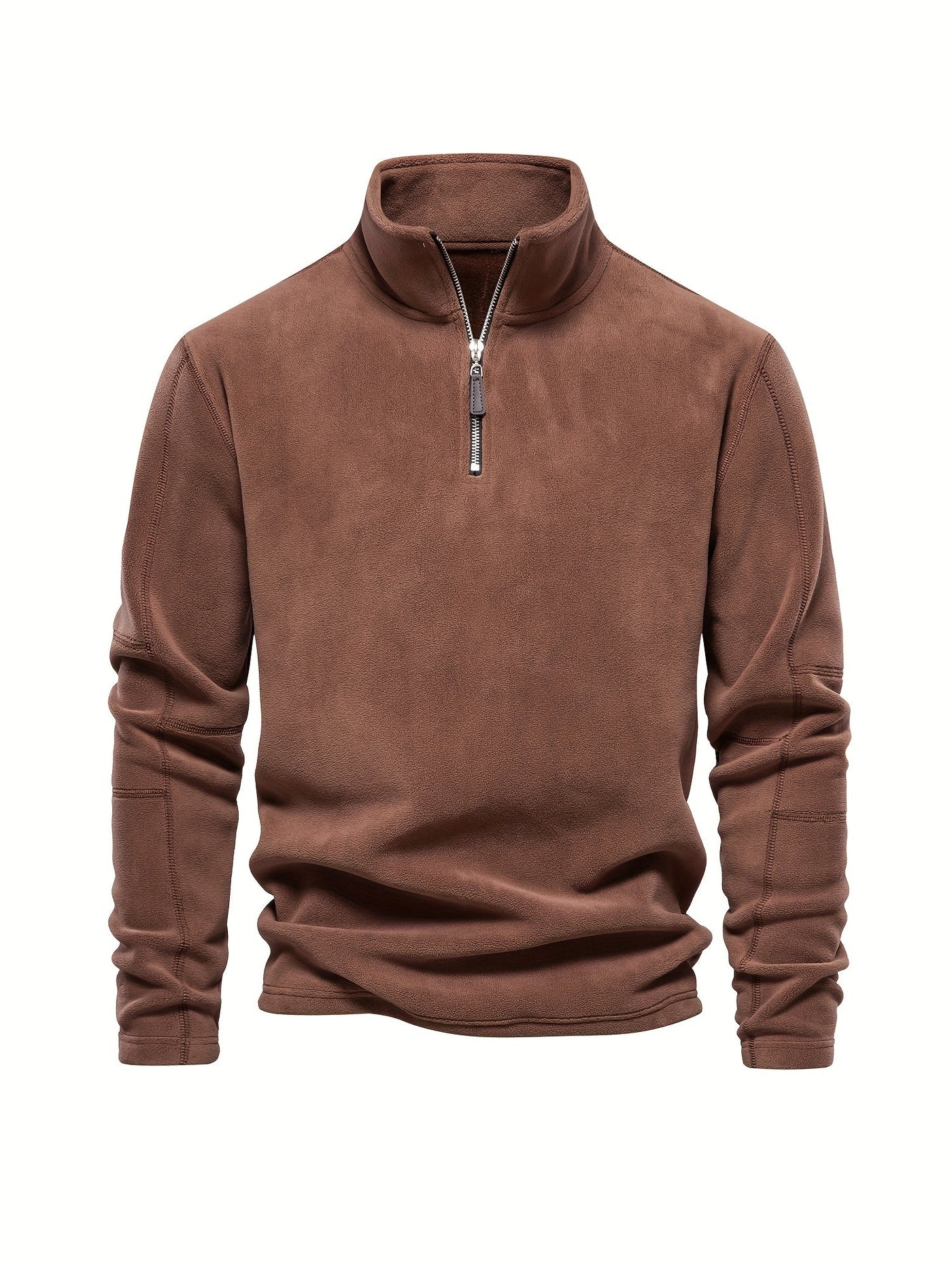 Men's Corduroy Zip-Up Sweatshirt Pullover