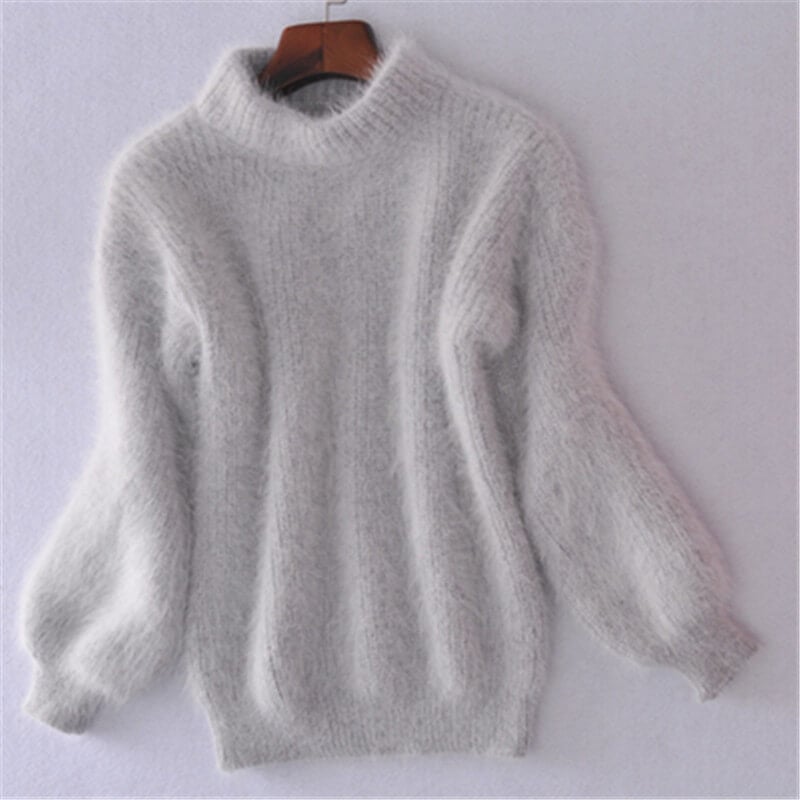 Emilie - Loose Knitted Wool Sweater