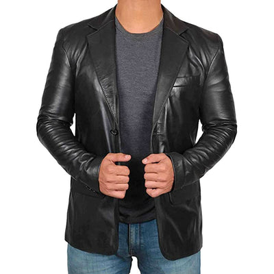 Leather Blazer for Men