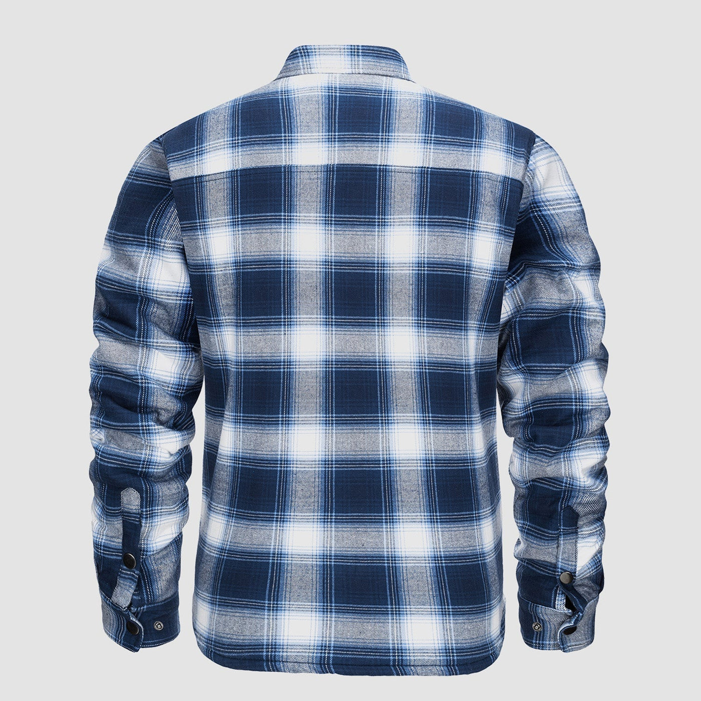 Versatile Design Checked Bomber Jacket