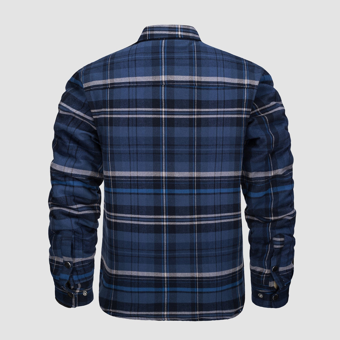 Versatile Design Checked Bomber Jacket