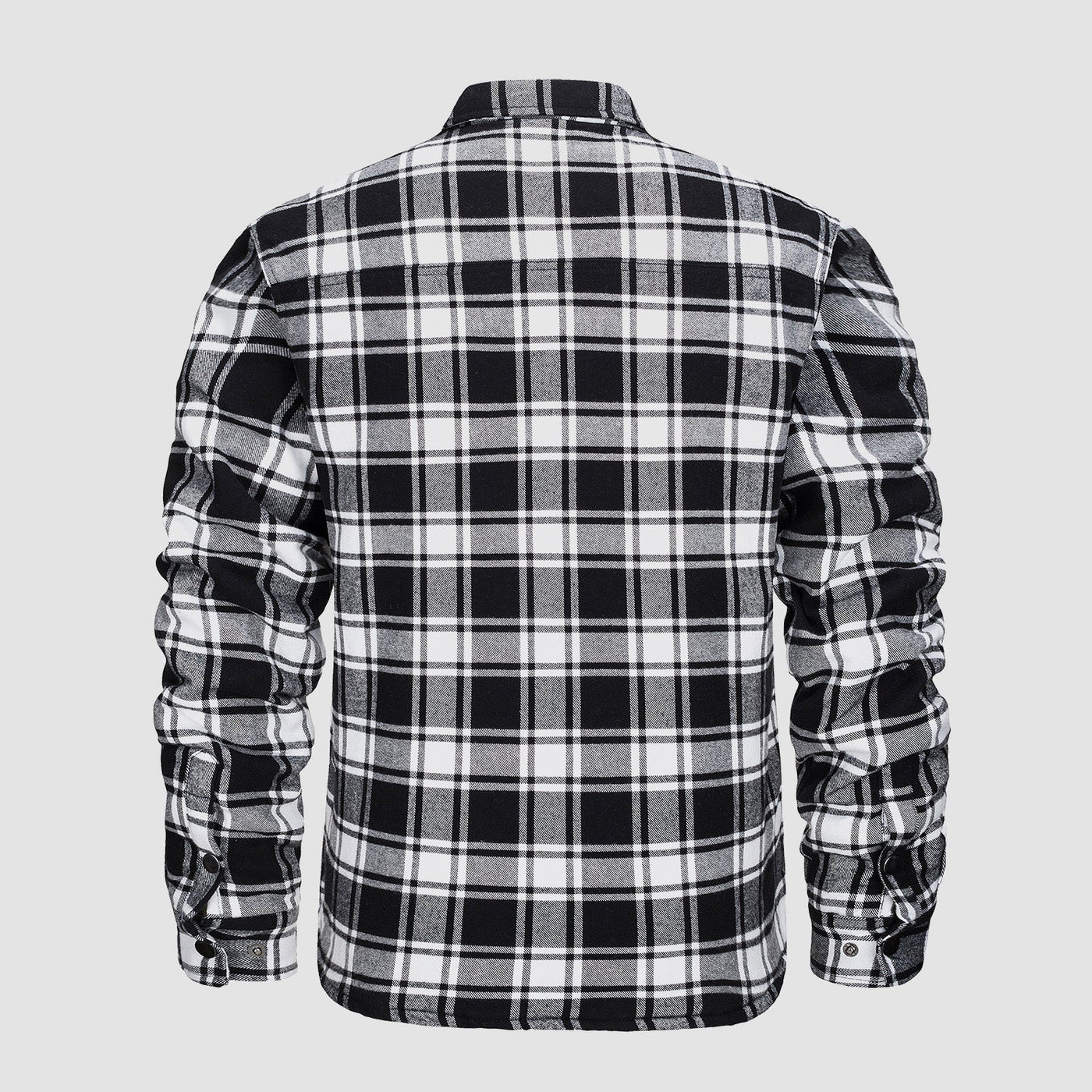 Versatile Design Checked Bomber Jacket