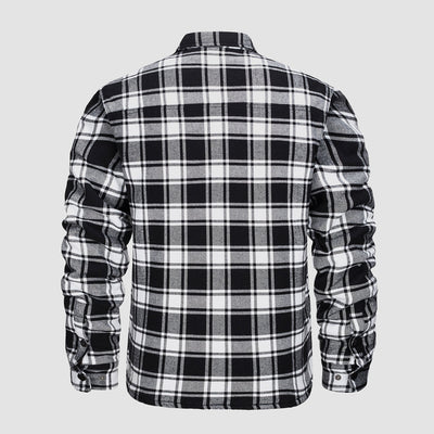 Versatile Design Checked Bomber Jacket