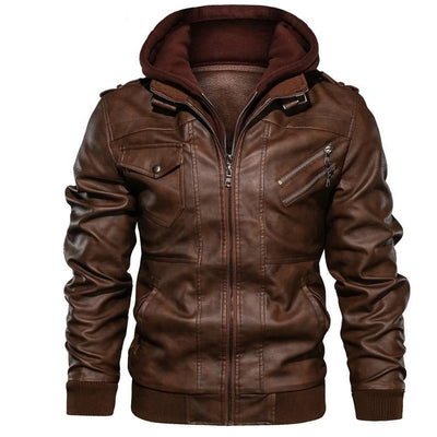 Synthetic Leather Jacket