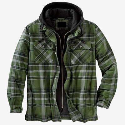 Fleece-Lined Flannel Jacket