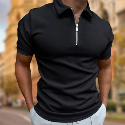 Eryk™ - Summer Polo Shirt with Zipper Closure