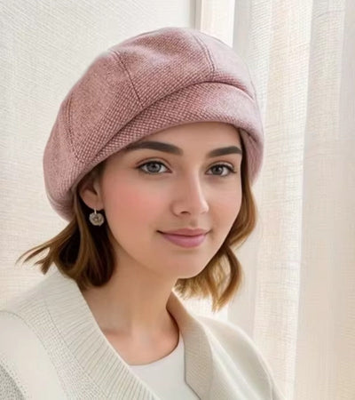 Classic Parisian beret for women