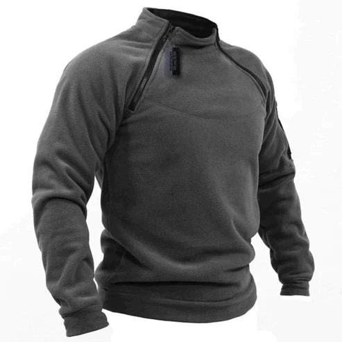 Jomartson - Military Style Fleece Jumper