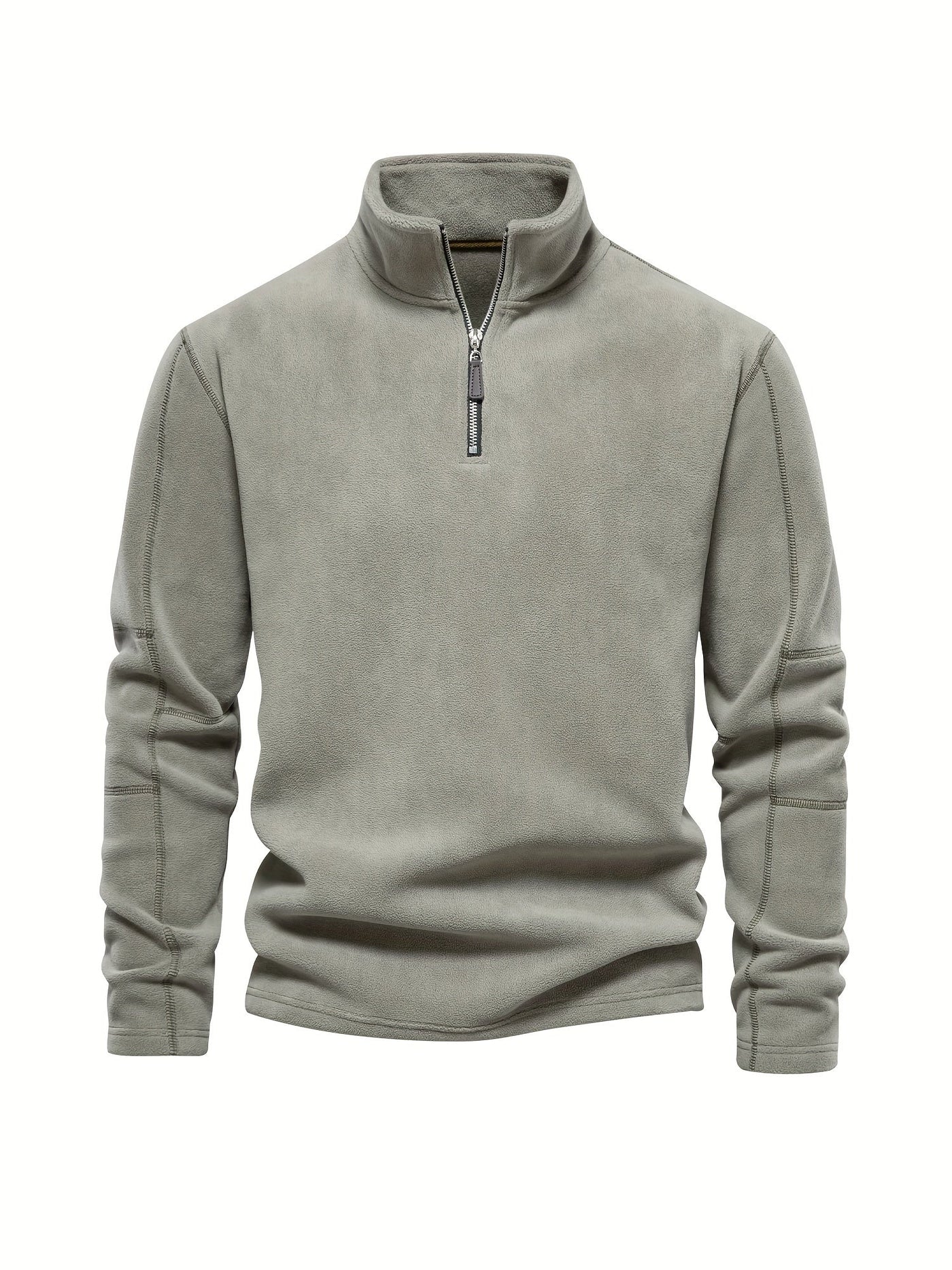 Men's Corduroy Zip-Up Sweatshirt Pullover