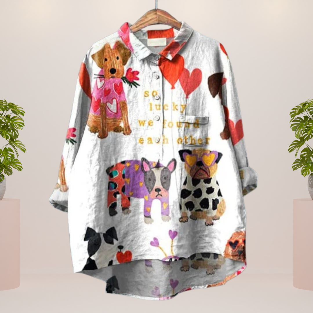 Trendy Fashion Print Art Shirt