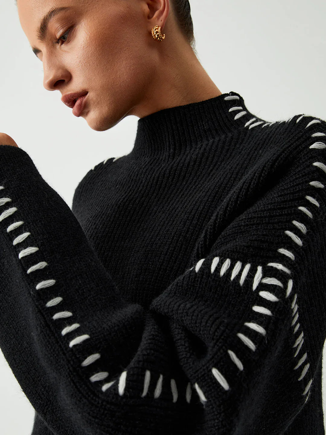 THE AURORA | PATCHWORK SWEATER