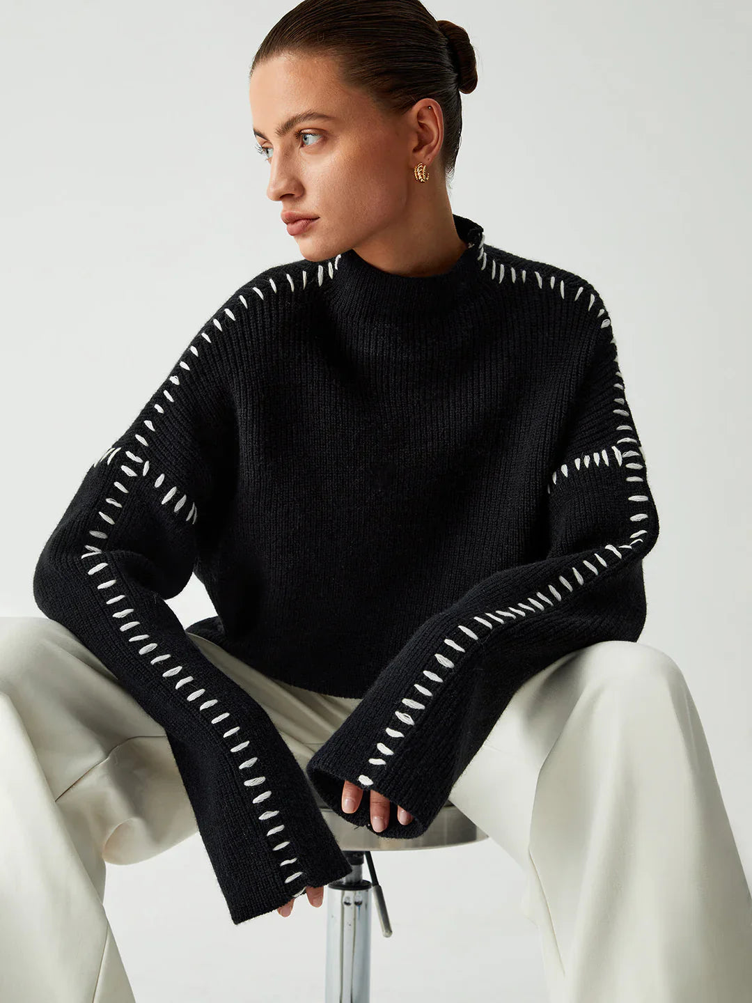 THE AURORA | PATCHWORK SWEATER