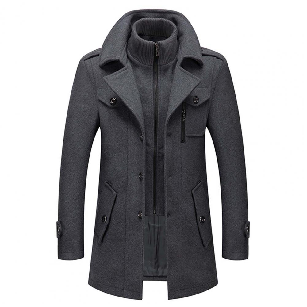 Two-Part Winter Coat for Men