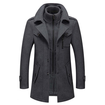 Two-Part Winter Coat for Men