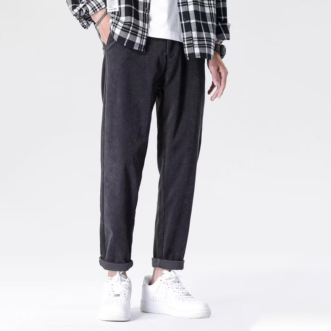 Satoko | Comfortable Cord Trousers