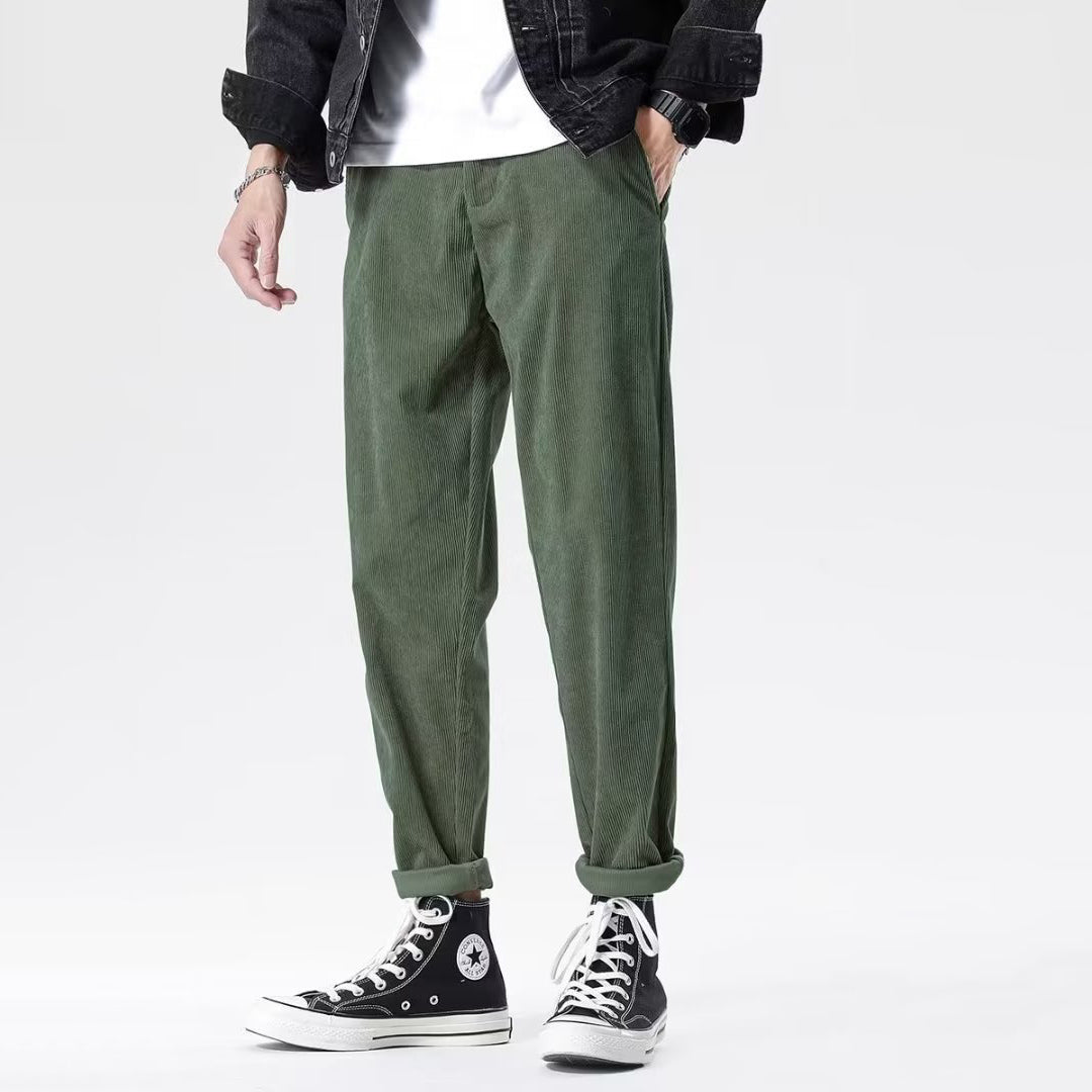 Satoko | Comfortable Cord Trousers