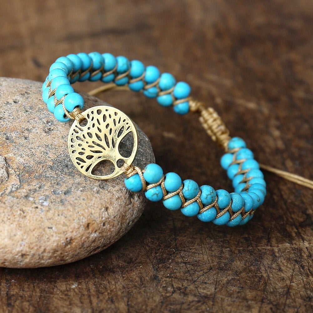 Donna Tree of Life Bracelet in Turquoise Stone