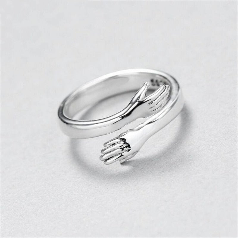 Hannah Silver Adjustable Cuddle Ring