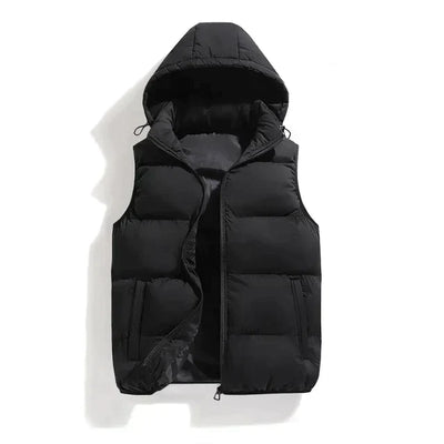 Men's Gilet with Detachable Hood