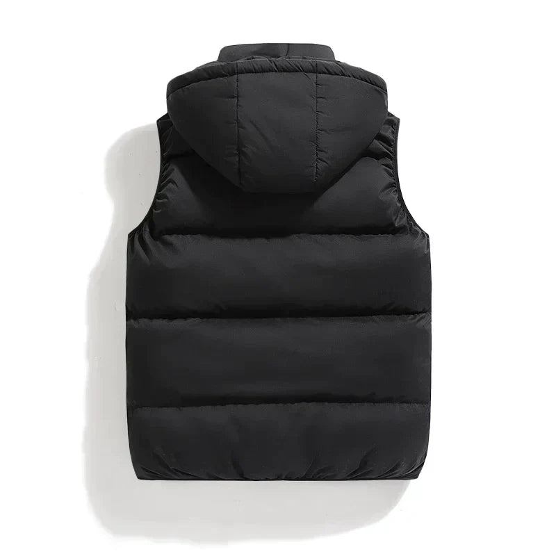 Men's Gilet with Detachable Hood