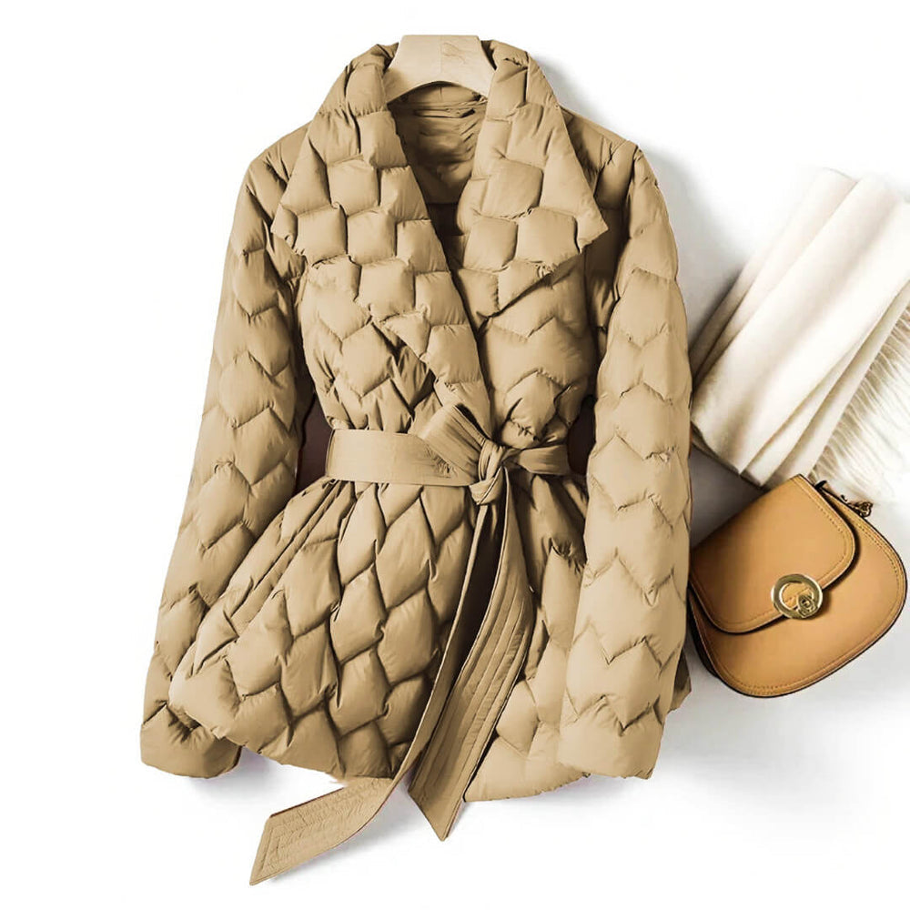 Stylish Quilted Down Coat