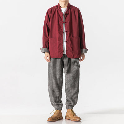 Keisuke | Comfortable Cord Trousers