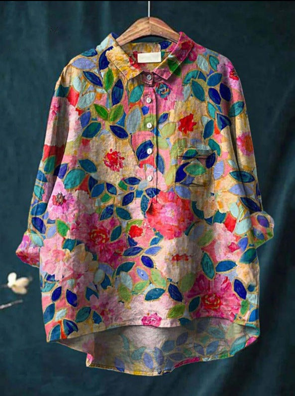 Classic Floral Blouse