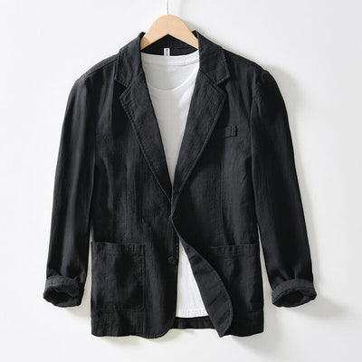 Isaac™ - Elegant Linen Blazer