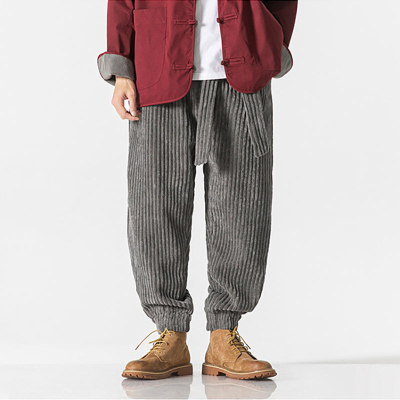 Keisuke | Comfortable Cord Trousers