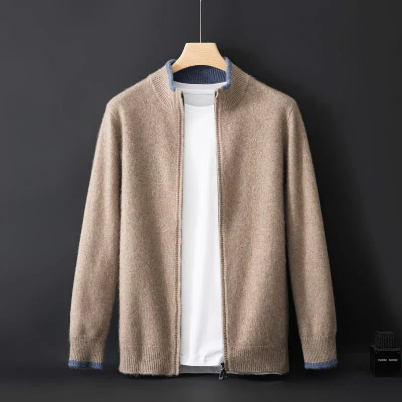 Luxury Cashmere Zip Jacket