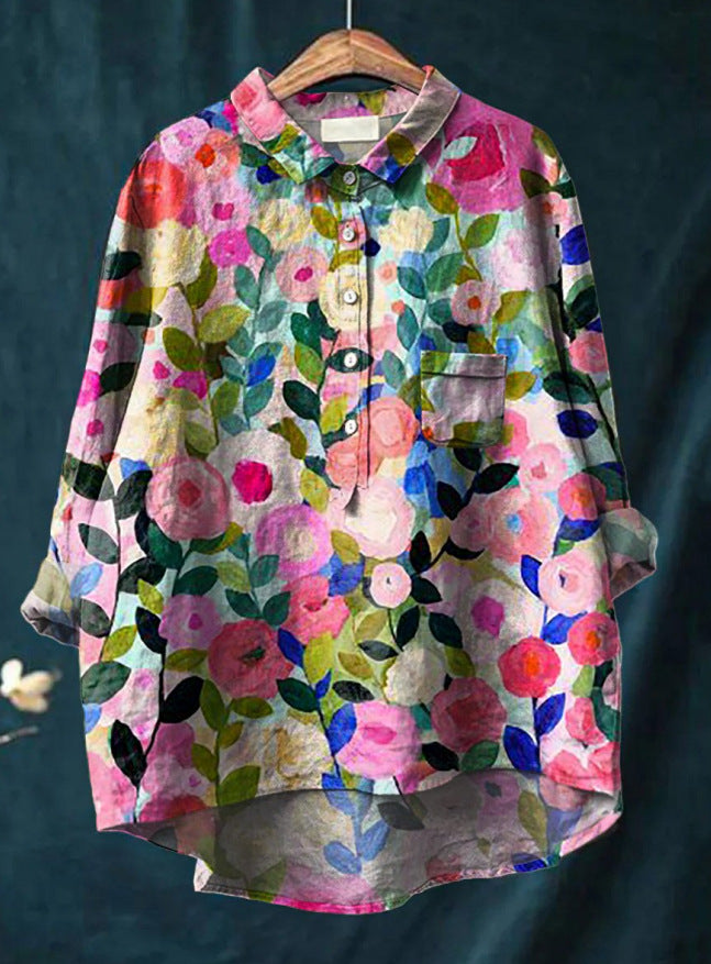 Classic Floral Blouse