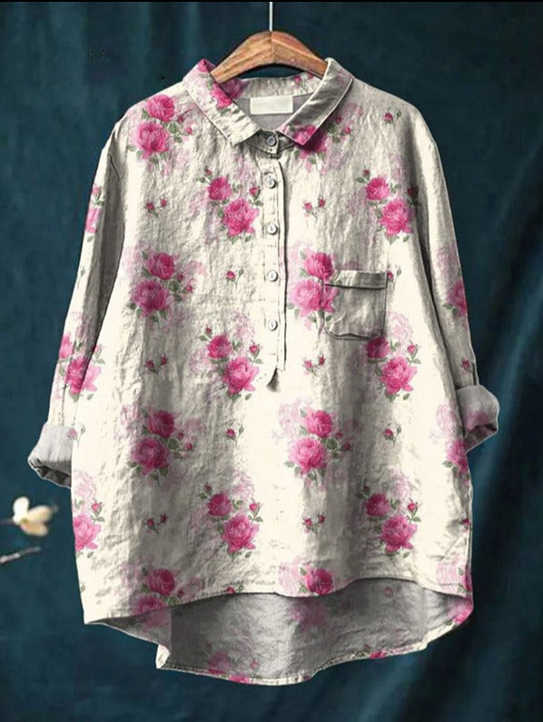 Classic Floral Blouse