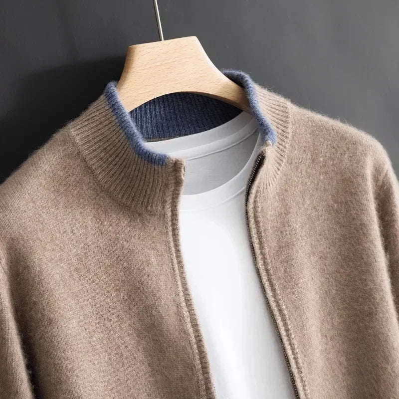 Luxury Cashmere Zip Jacket