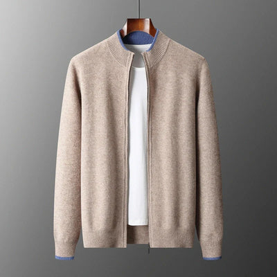 Luxury Cashmere Zip Jacket