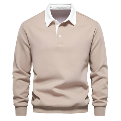 Stylish Polo Collar Sweater