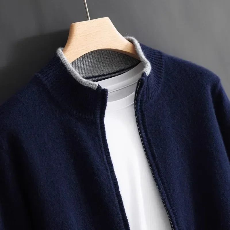 Luxury Cashmere Zip Jacket