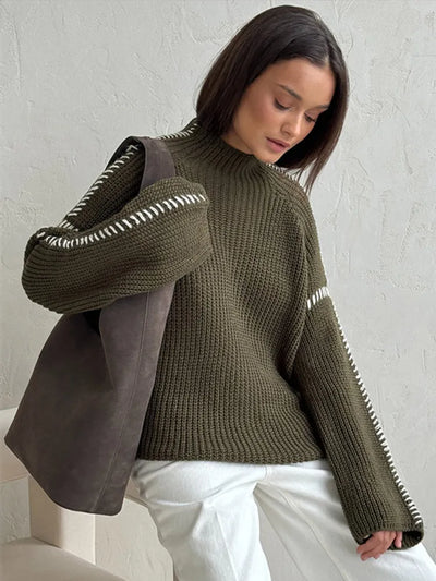 THE AURORA | PATCHWORK SWEATER