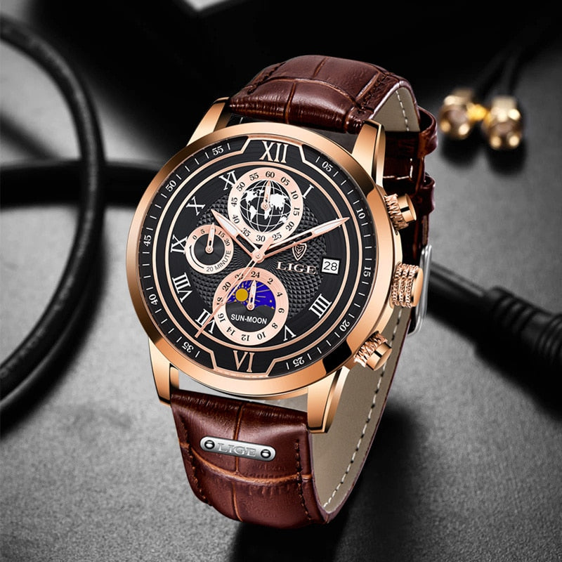 Leonardo | Premium Band Chronograph Watch