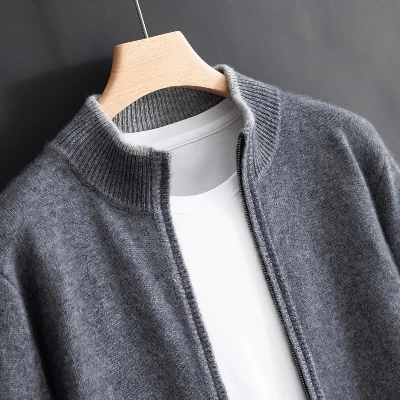 Luxury Cashmere Zip Jacket