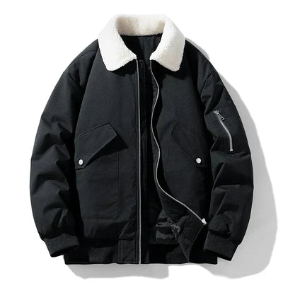 Liam™ - Stylish Bomber Jacket with Fleece Collar