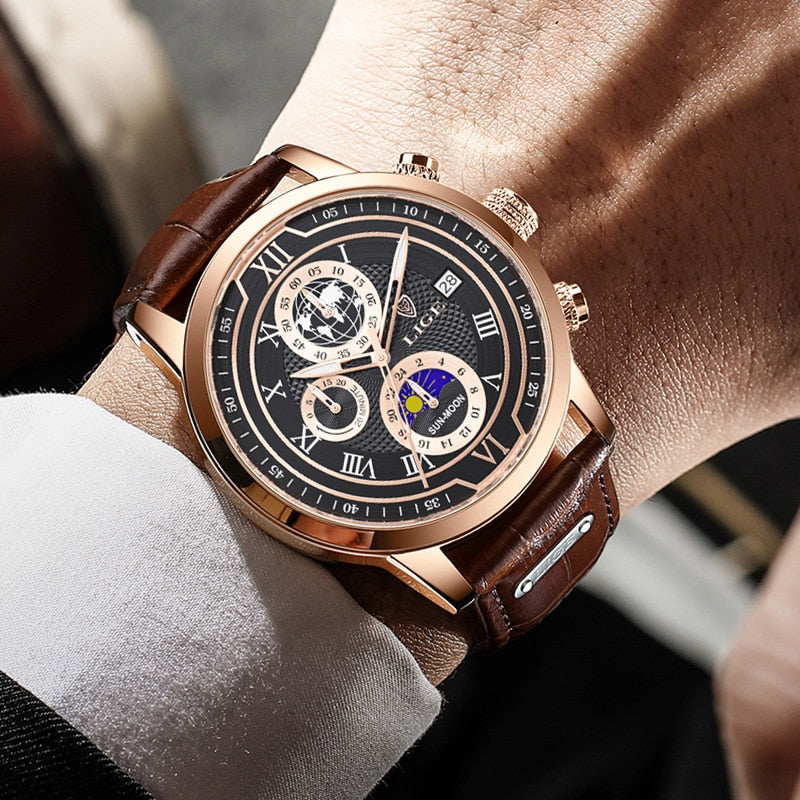 Leonardo | Premium Band Chronograph Watch